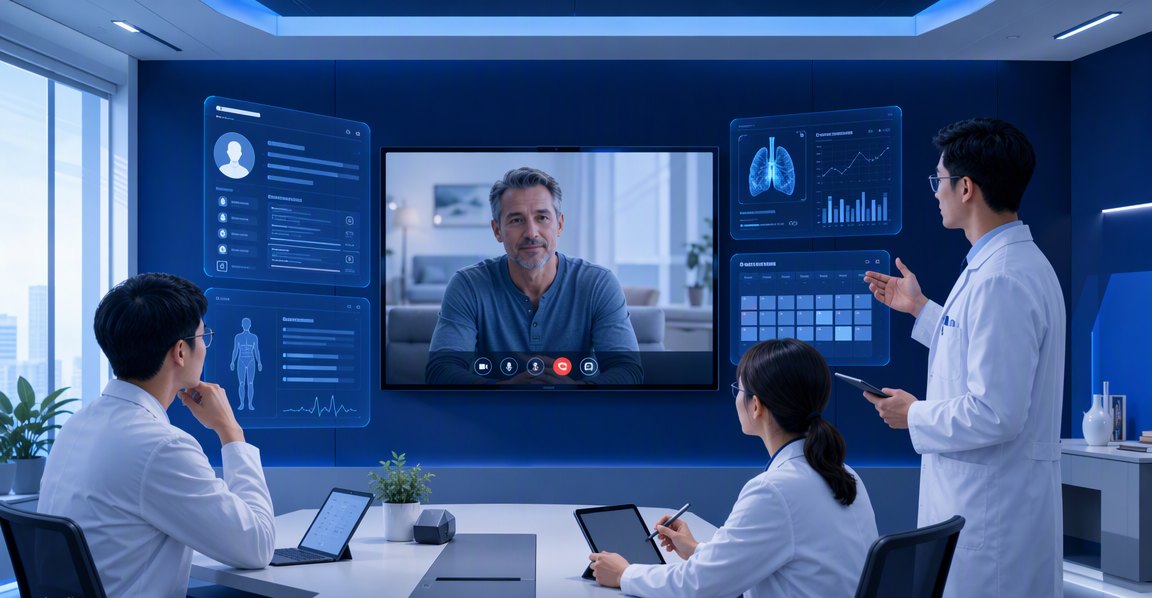 Tele-consultation and clinical plan
